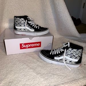 Supreme X Sk8-Hi Pro Diamond Plate black & Grey